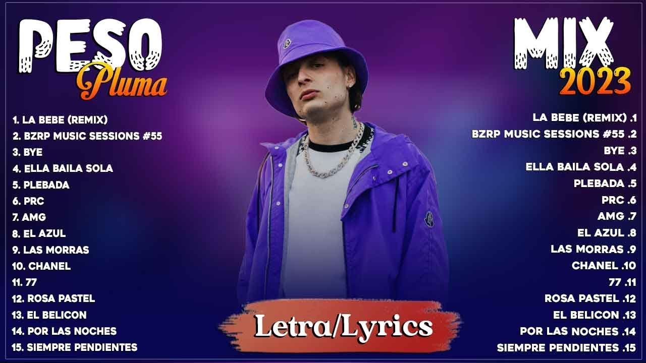 Peso Pluma Grandes Exitos 2023 - Álbum Completo  | Mix Corridos Belicos Peso Pluma (Letra/Lyrics)