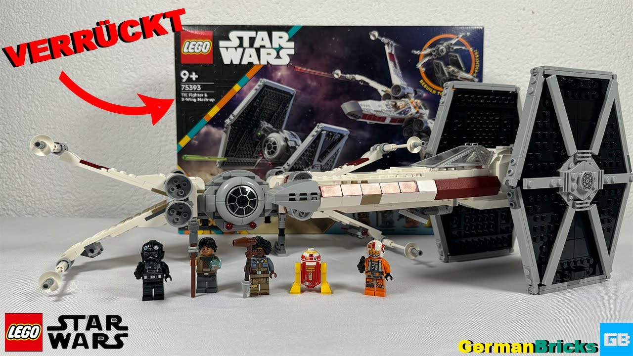VERRÜCKT oder schlecht?|GermanBricks Mashup aus TIE Fighter und X-Wing 4K #lego