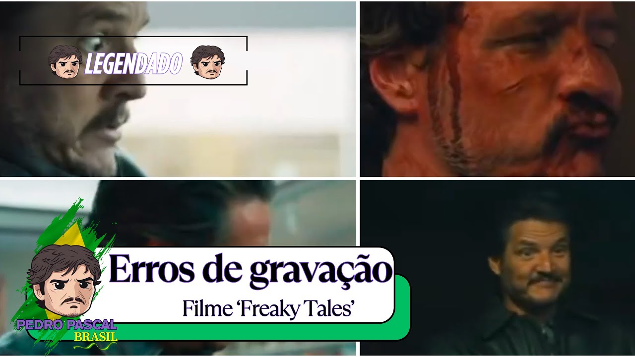 Erros de Gravação de Pedro Pascal no filme ‘Freaky Tales’