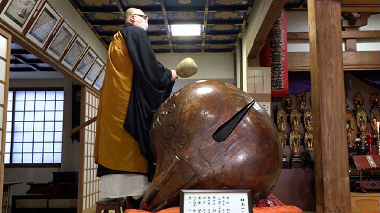 ＜音風景＞巨大木魚の音（小樽市・龍徳寺）
