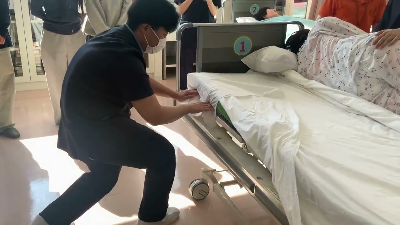 体験授業　リネン交換　20260214