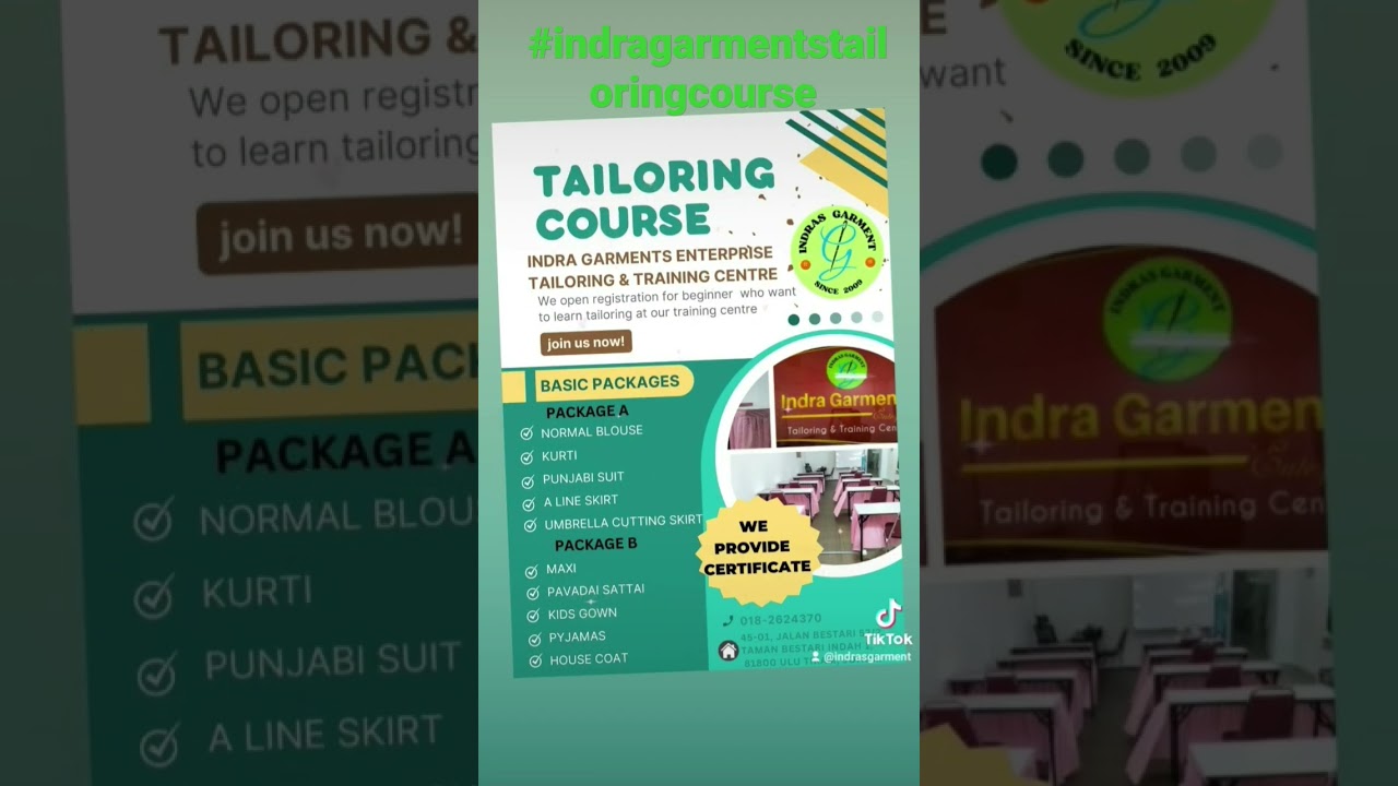 tailoring Course in JB #school  #tailoring #stiching #course #tailor