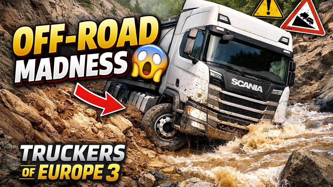 Off-Road Trucking Me Phas Gaya 😬 | Truckers of Europe 3 #youtubvideo 