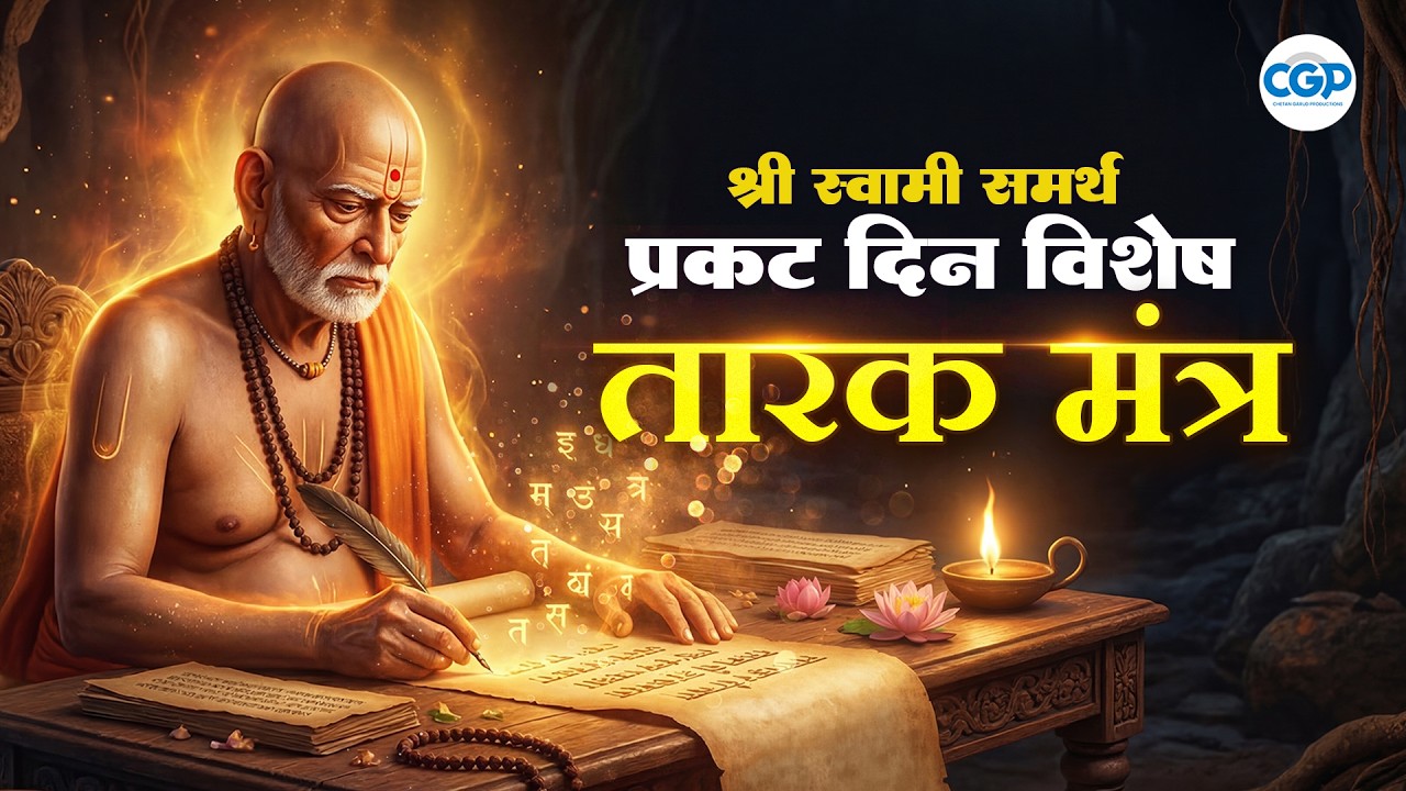Prakat Din Special Tarak Mantra With Lyrics l स्वामी समर्थ तारक मंत्र l निःशंक होई रे मना | #swami