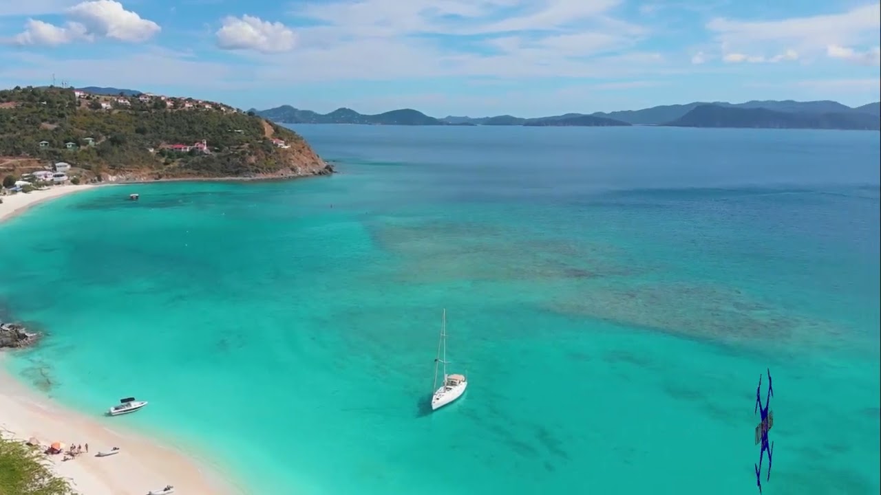 British Virgin Islands filmed in 4k with UAV