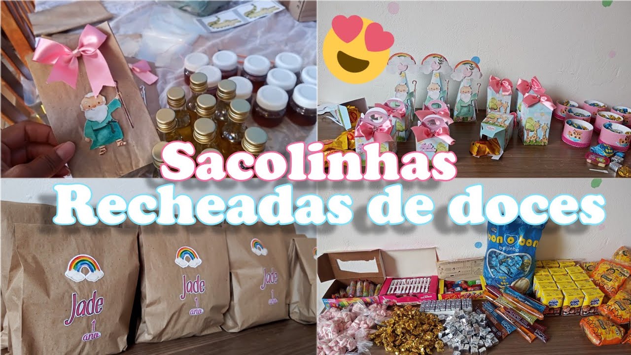 Enchendo lembrancinhas e personalizados | preparativos arca de Noé
