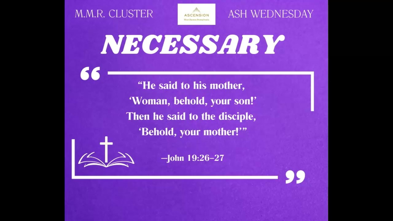 Lenten Companion Journey with Mary 2025 Day 1