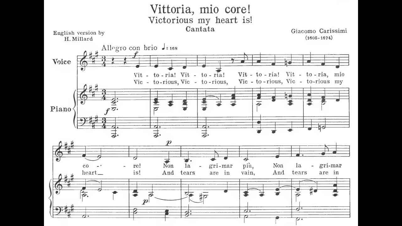 Vittoria, mio core! - Learn Italian Songs with Chai-lun Yueh Series