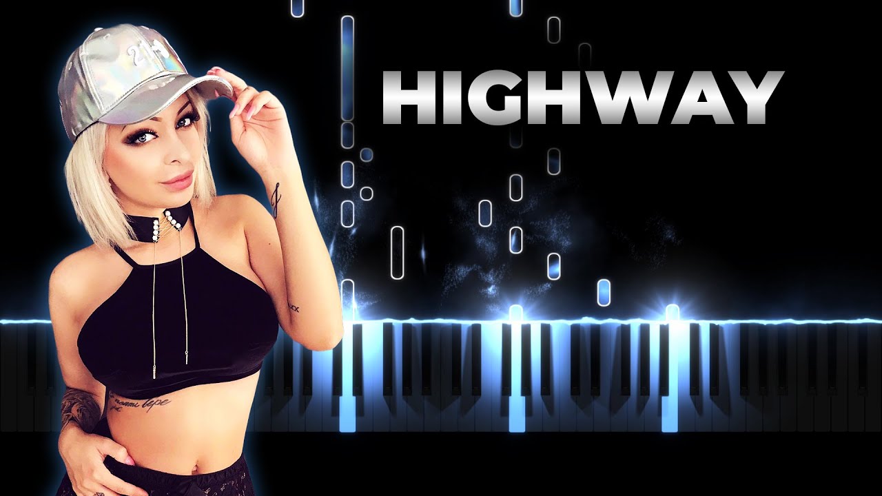 KATJA KRASAVICE x ELIF - HIGHWAY - piano cover, instrumental karaoke, remix