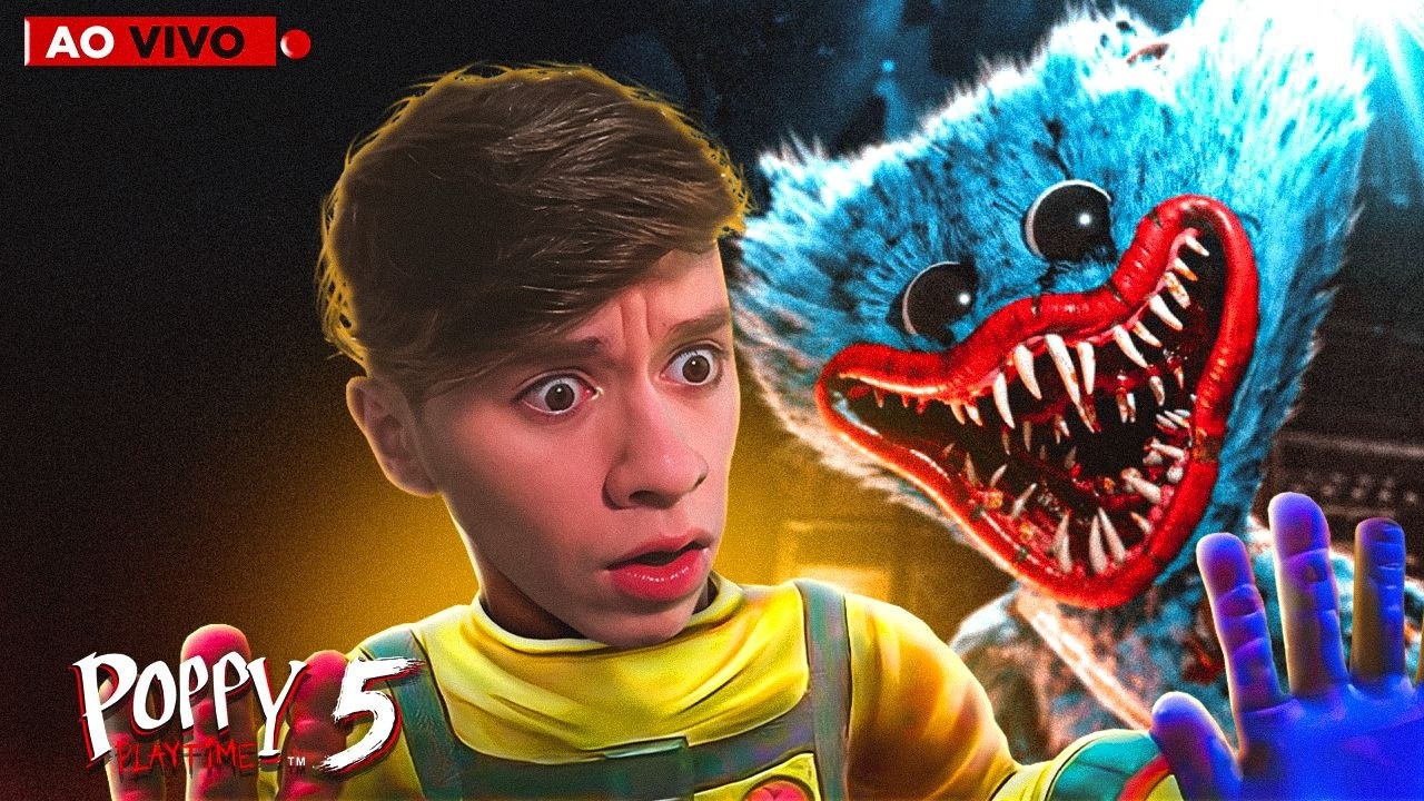 JOGANDO Poppy Playtime 5 AO VIVO | apelapato - #ad