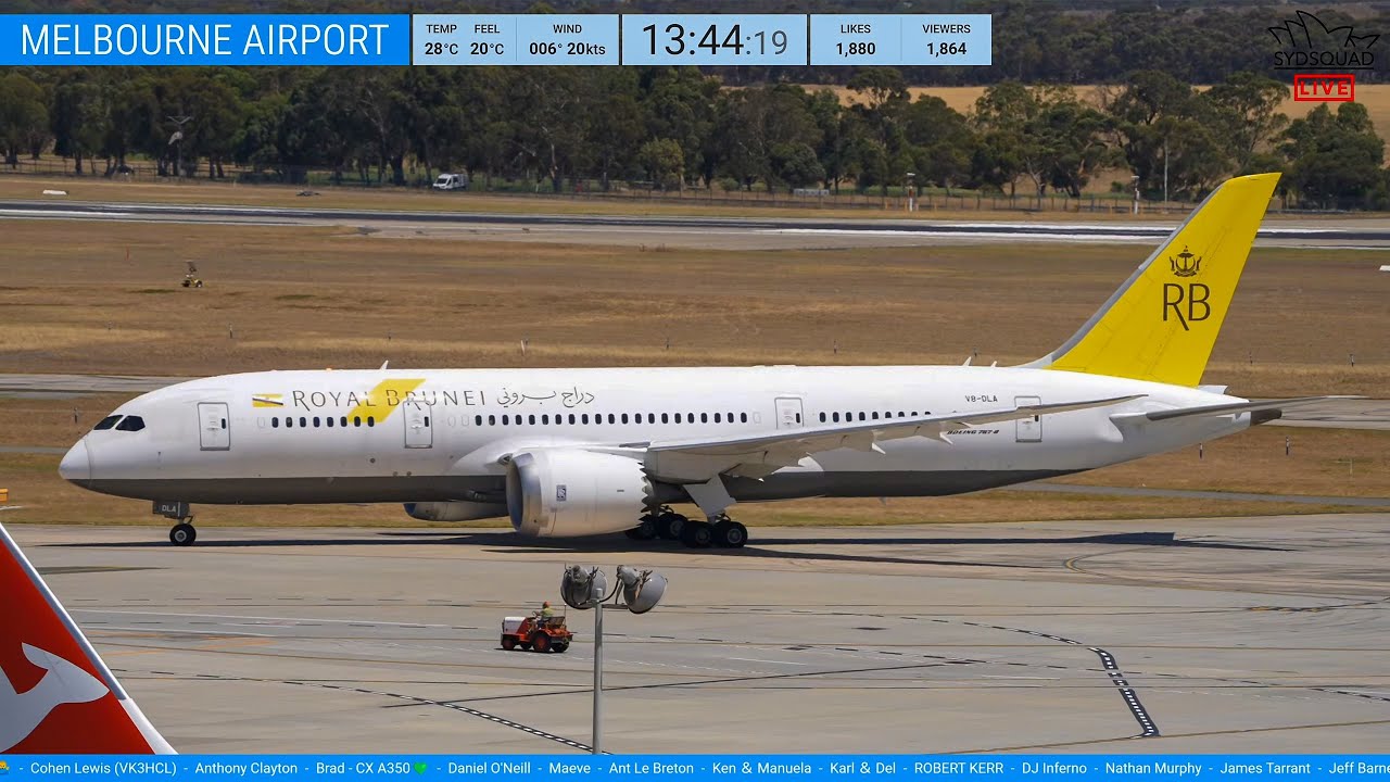🔴MELBOURNE LIVE - Windy Plane-Spotting at Melbourne Airport with SydSquad - 03.02.26 🔴