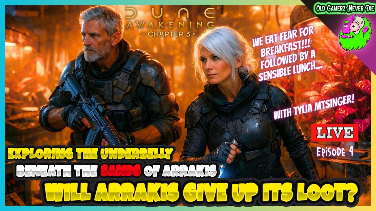 Dune Awakening Chapter 3 Its Scary Down there! Tech Stations and Loot Boxes! w/ Tylia MtSinger