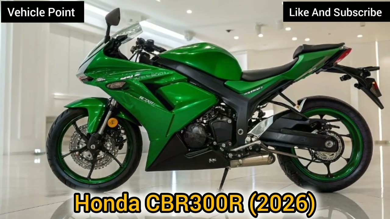 :"NEW Honda CBR300R 2026 finally launched!!!The Baby Superbike That DESTROYS Expectations! 😱🔥"