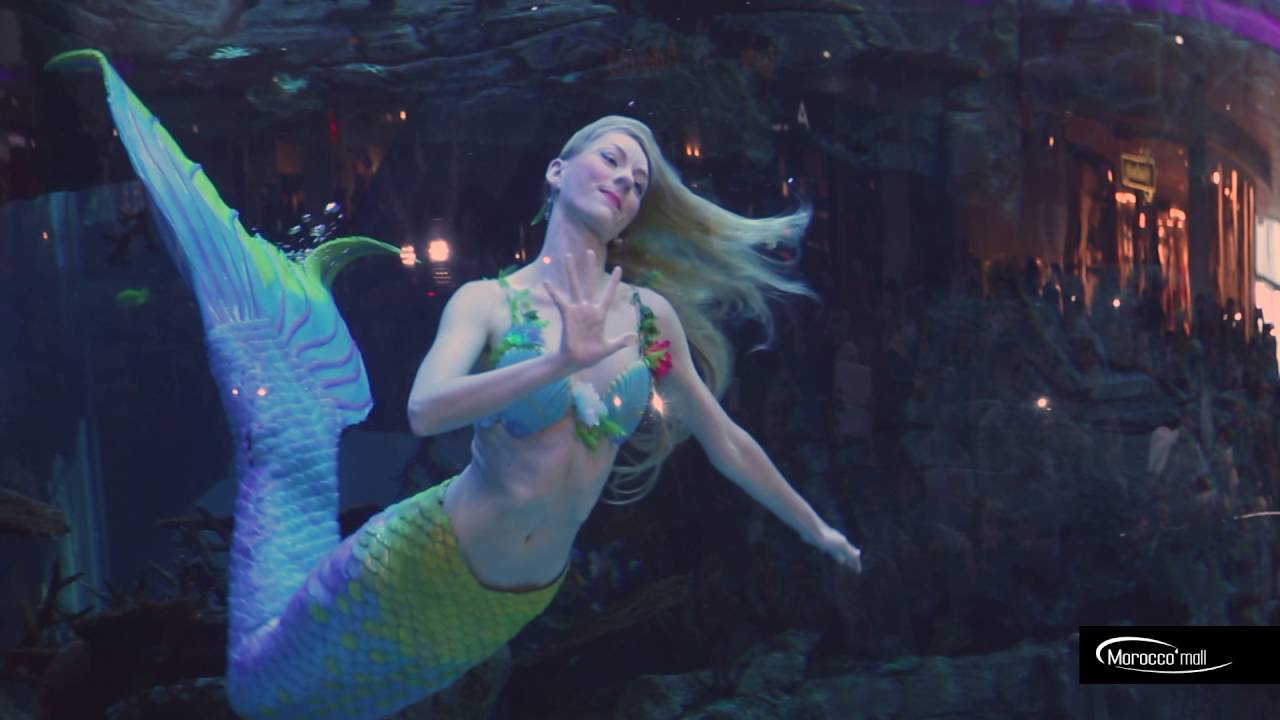 Le show de la sirène au Morocco Mall