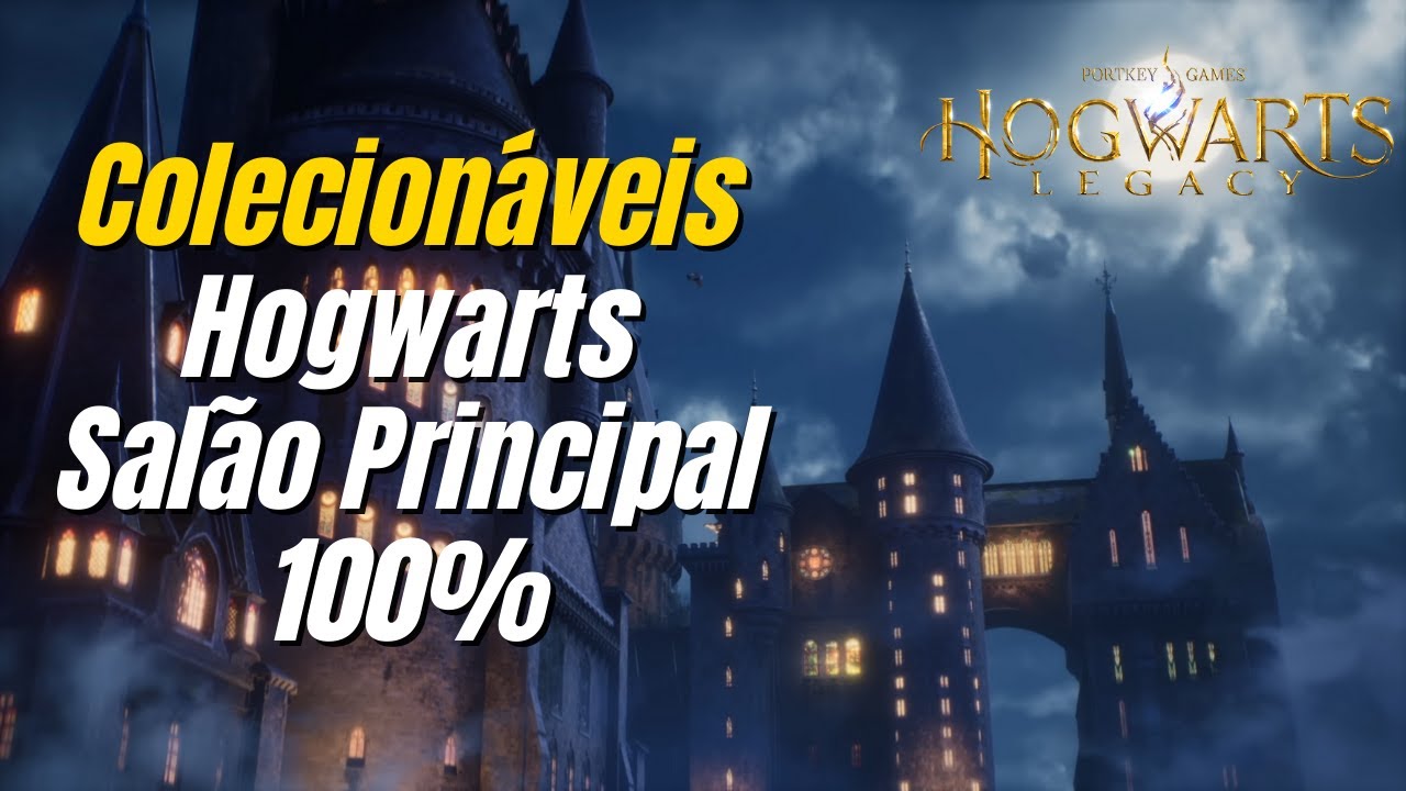 Hogwarts Legacy - Guia Colecionáveis 100%(Salão Principal Hogwarts)