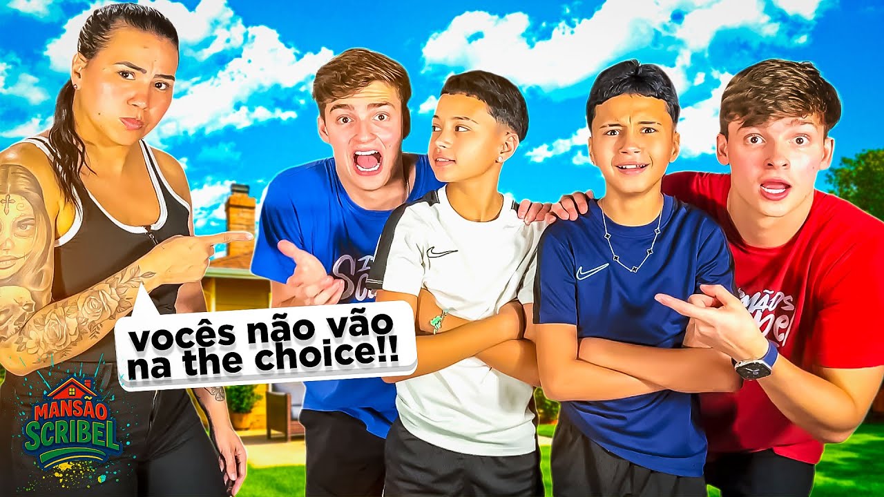 A MÃE DOS GÊMEOS ANTÔNIO E JP DEIXOU ELES DE CASTIGO😱 NÃO VÃO MAIS PARA A THE CHOICE•Irmãos Scribel•