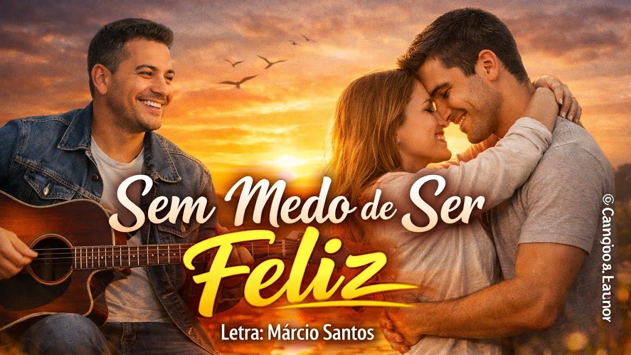Sem Medo de Ser Feliz/Letra: Márcio Santos 