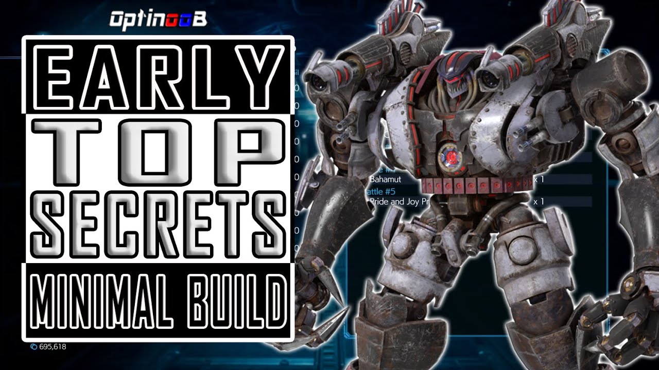 FF7R - How to beat Top Secrets EARLY with a MINIMAL build