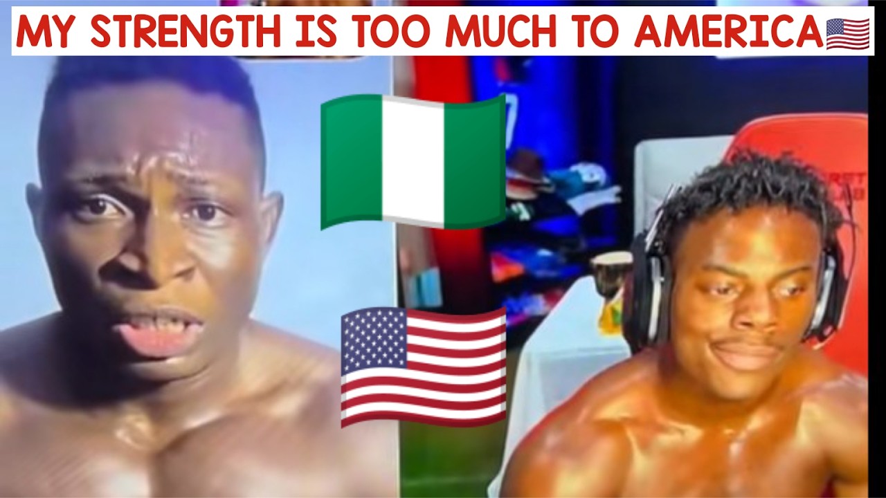 ISHOWSPEED INVITES 'MY STRENGTH IS TOO MUCH ' TO USA🇳🇬🇺🇸