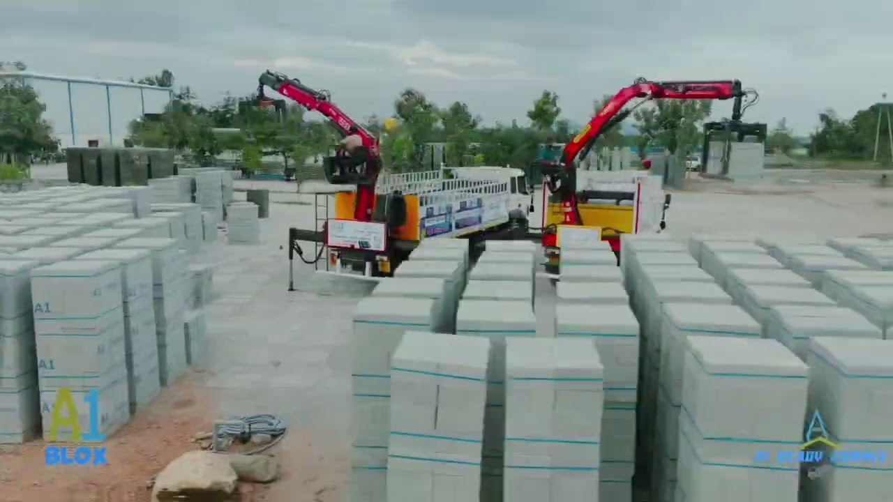 Q green rt6 machine flyash bricks solid block 4,6,8 inch I faver 60mm uni faver 80mm #viral #video🙏🏻