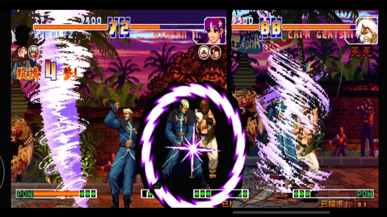 The King of Fighters Megun hack Goenitz 4k game play