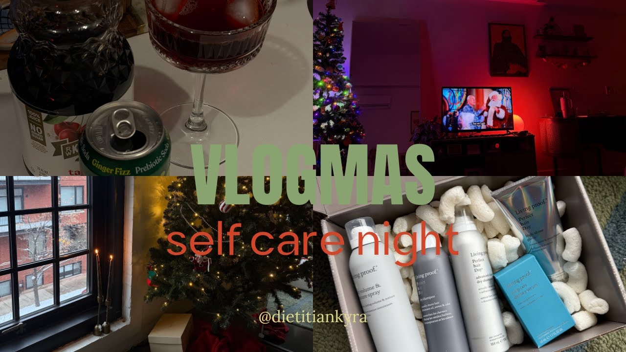 Vlogmas: self care night