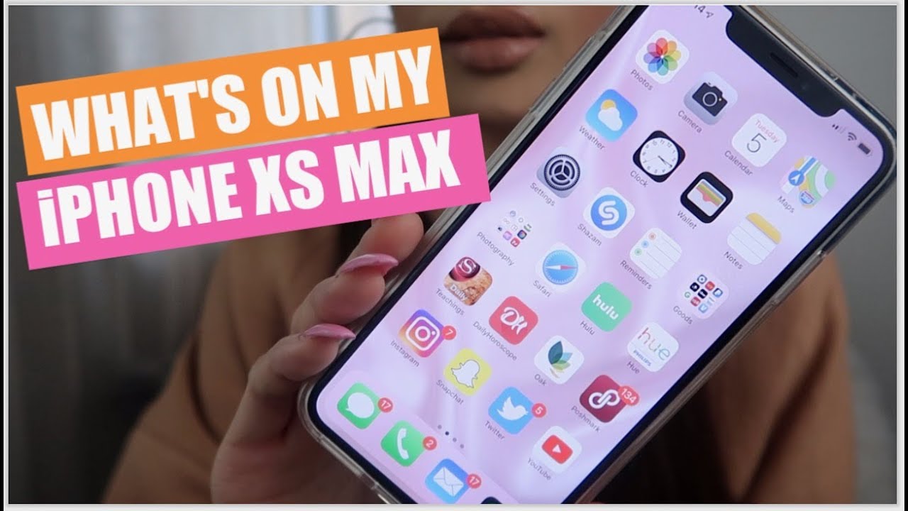 WHAT'S ON MY iPHONE XS MAX!?