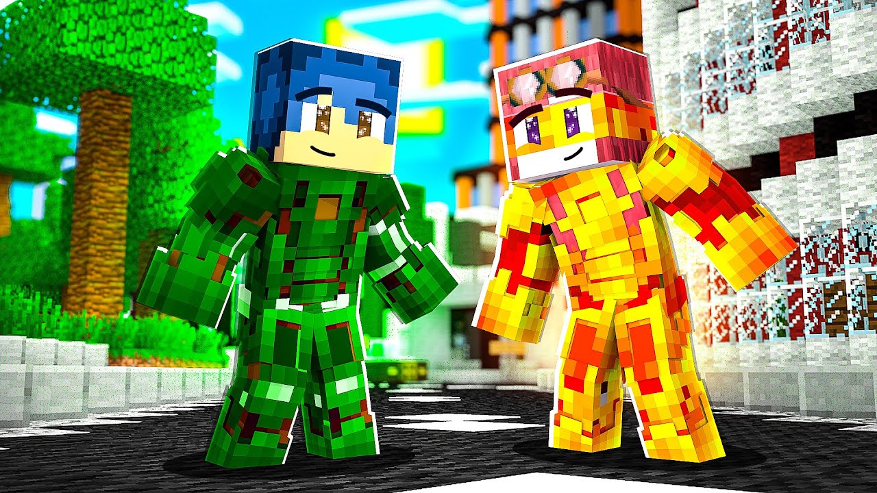 SIAMO DIVENTATI DEI SUPEREROI! - MINECRAFT *VITA DA SUPEREROE*