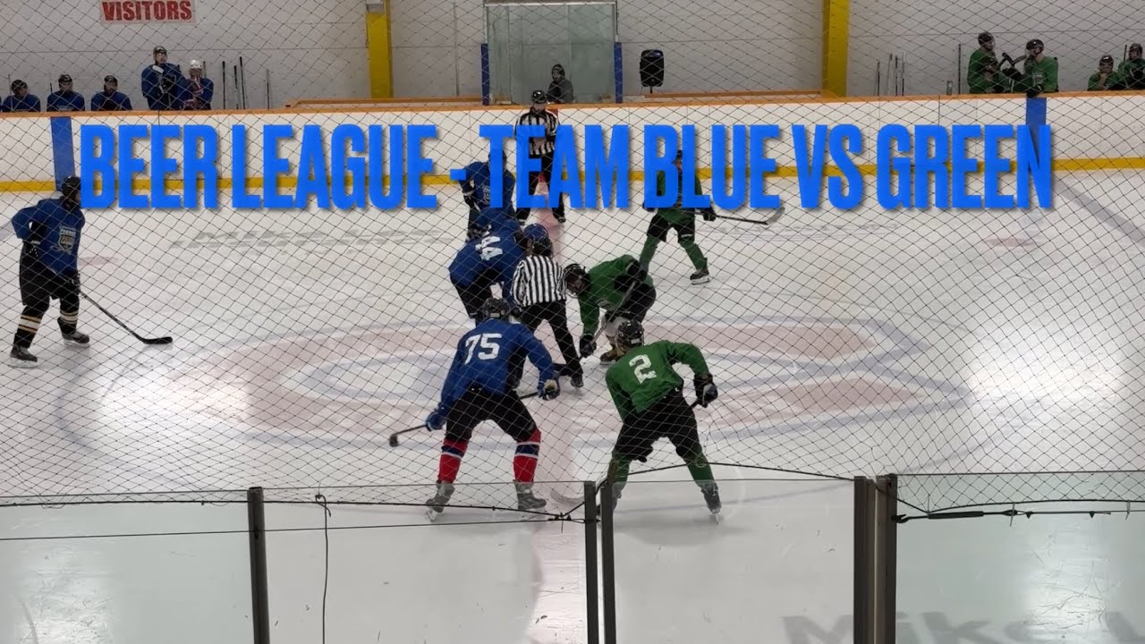 Beer League - Blue VS Green -Game 18 