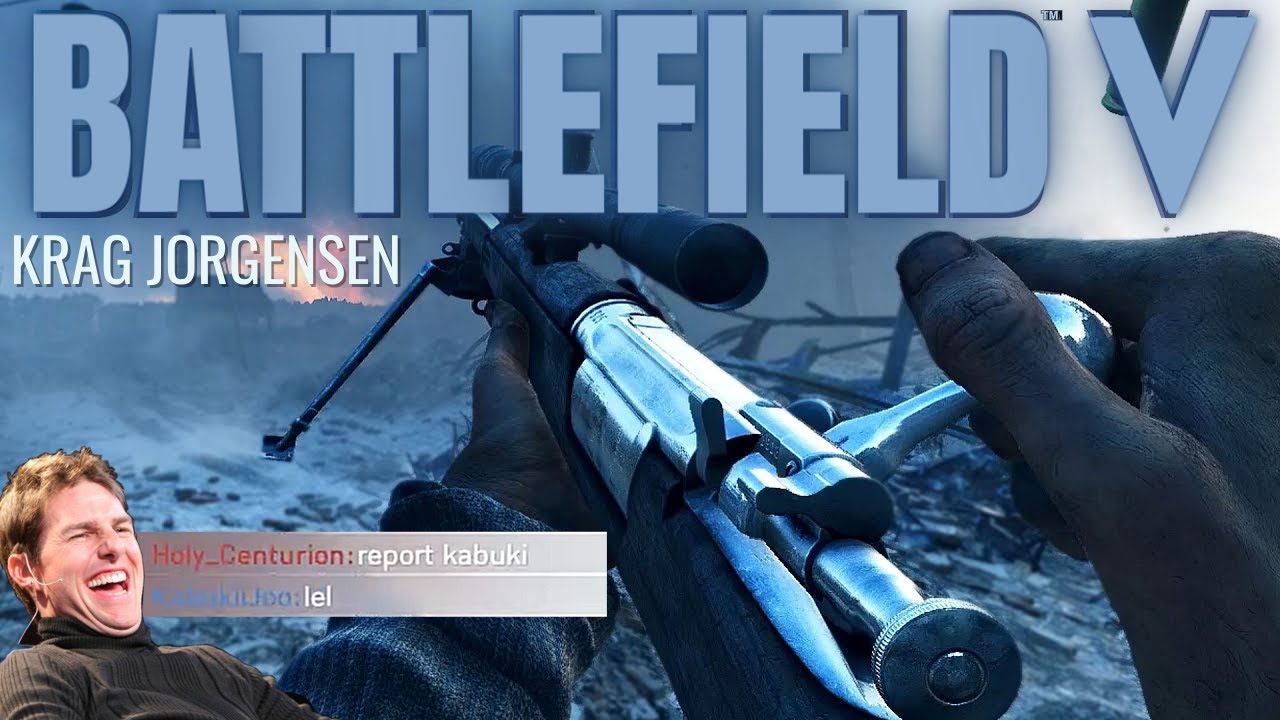 Battlefield 5 Krag Jorgensen sniper montage