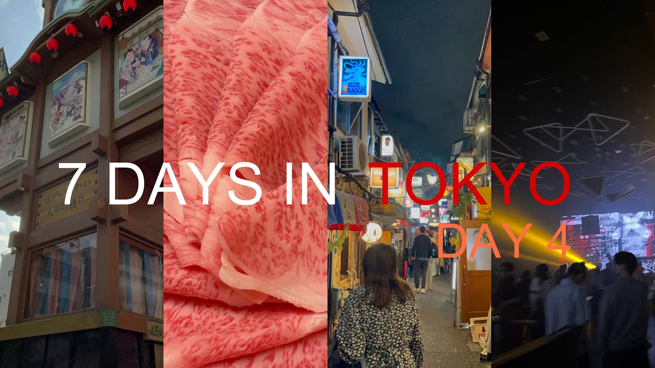 7 Days in Tokyo vlog | Day 4 | Ningyocho, Tokyo Dome, Shinjuku