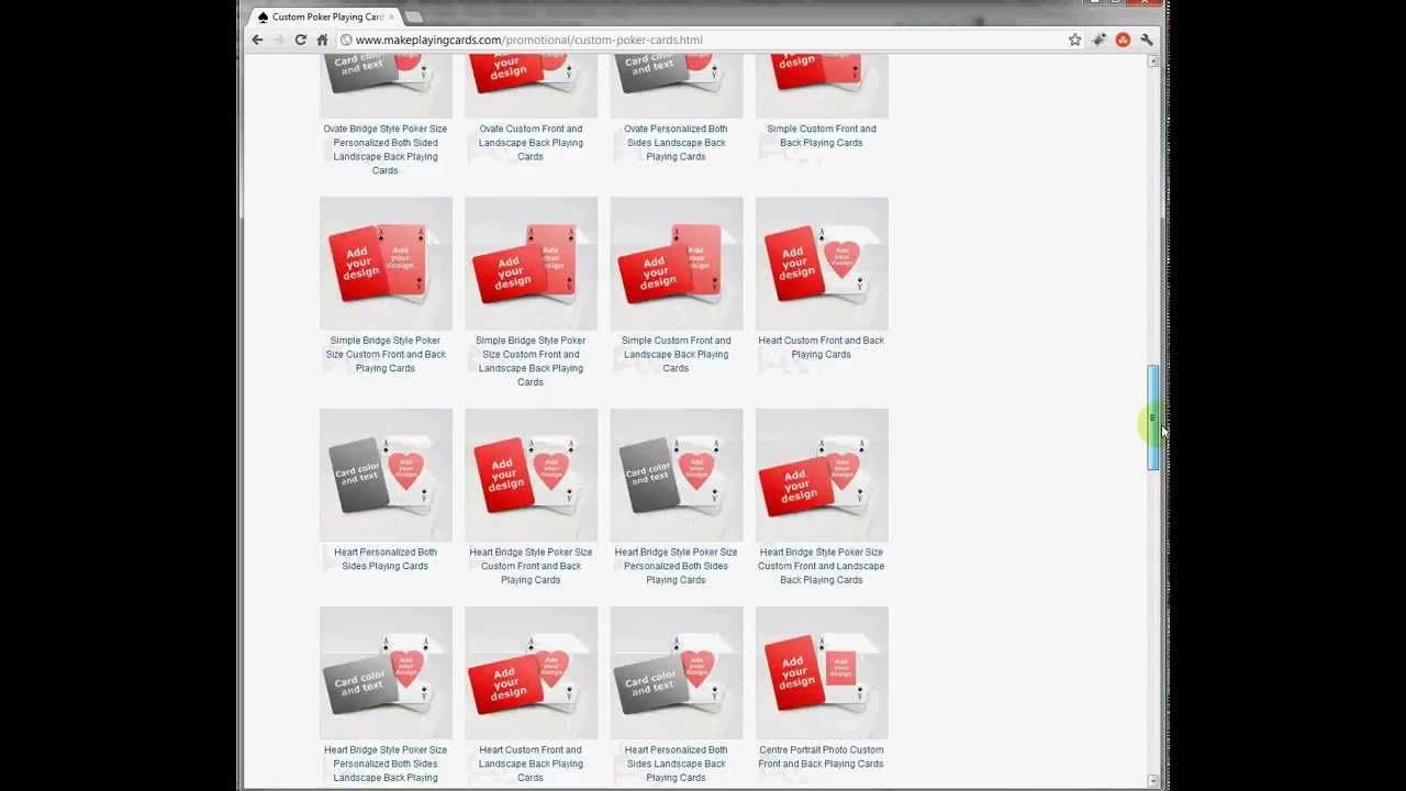 How to Make Playing Cards for Print
