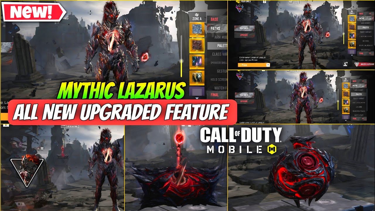 *NEW* Mythic Lazarus All New Updateds Feature 2026 | Mythic Lazarus Full Update Lucky Draw!, CODM S1