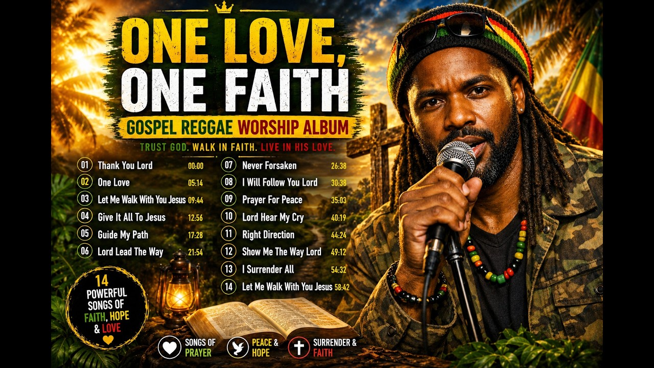 Gospel Reggae Worship Album 2026 | Thank You Lord, I Surrender All, Prayer for Peace