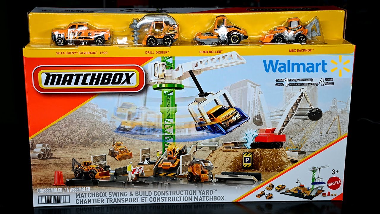 How to put together the 2024 Matchbox Action Drivers Swing and Build Construction Yard