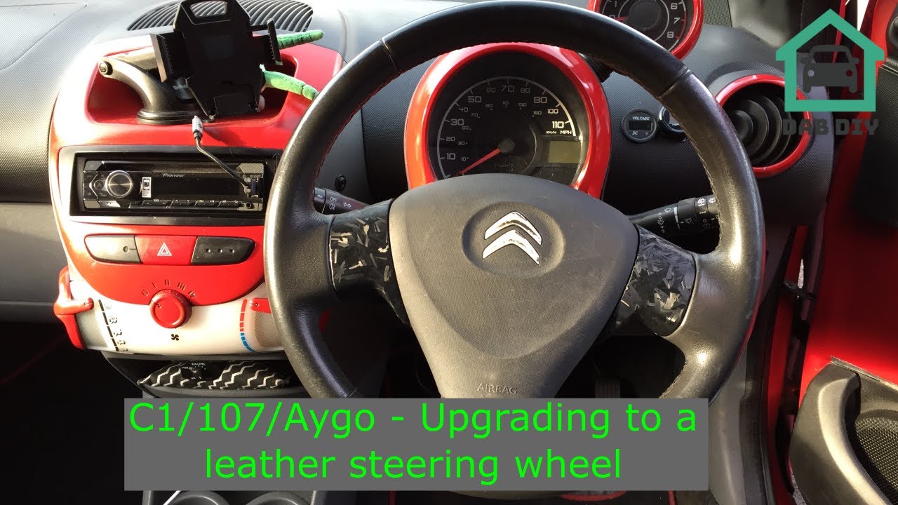 C1/107/Aygo - Upgrading to a leather steering wheel
