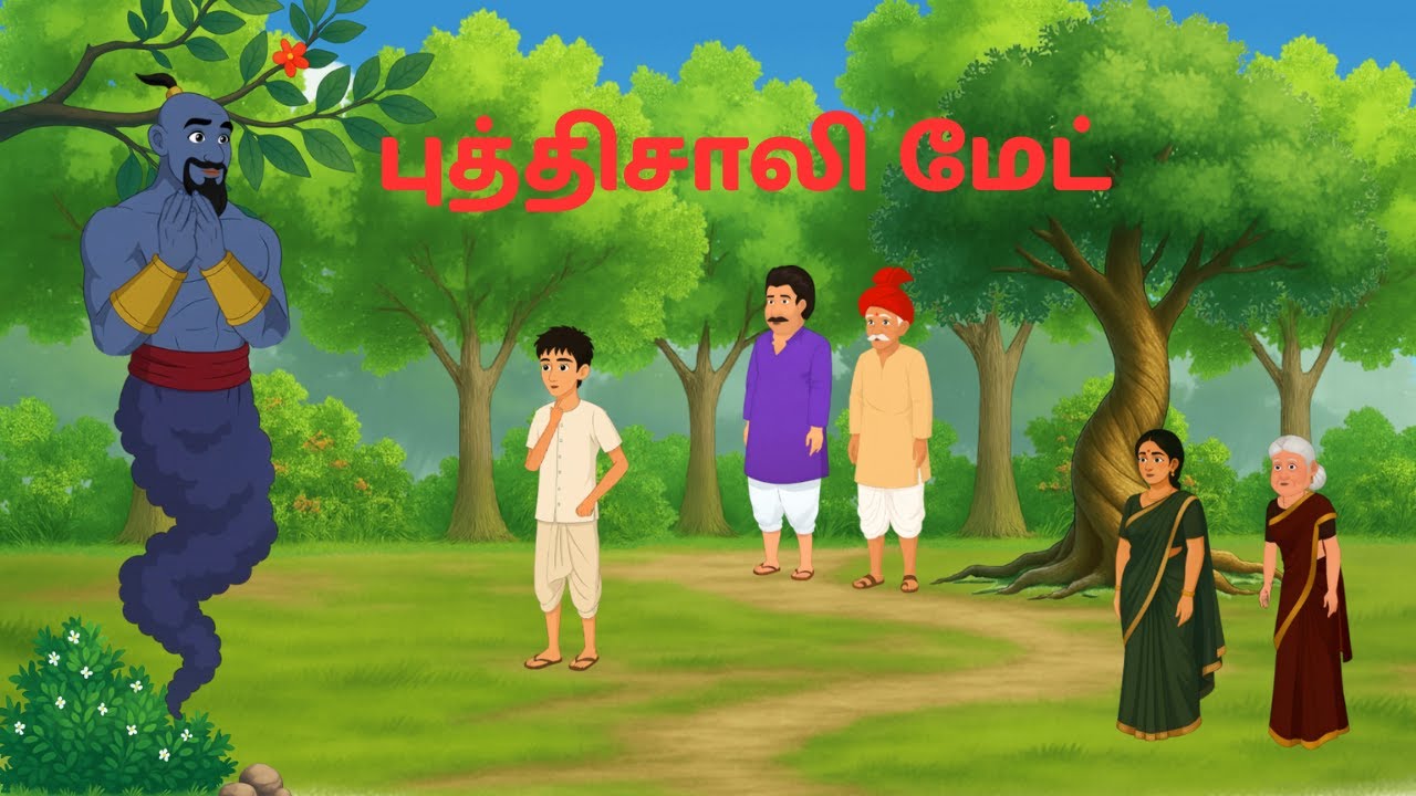 புத்திசாலி மேட் | tamil kids stories | laddu kutty |  Tamil Moral Story for Kids
