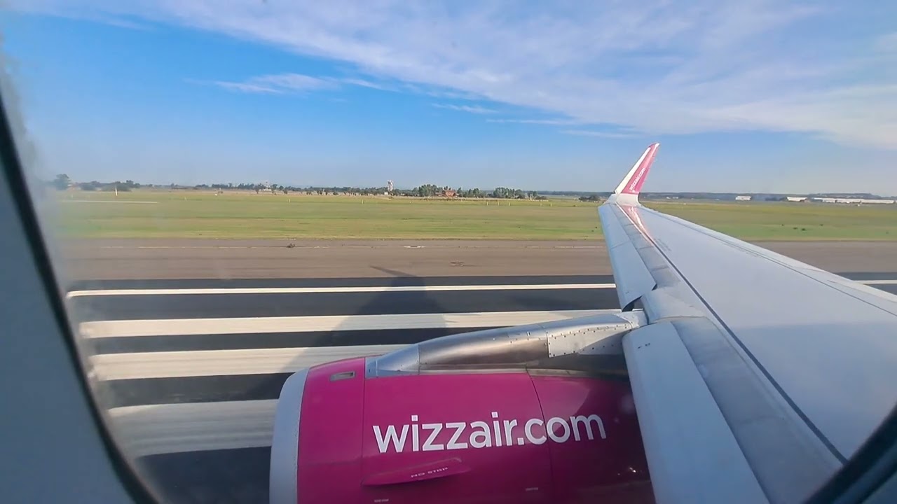 Decollo da Fiumicino (FCO) Wizz Air Airbus A321-231 (HA-LXY)