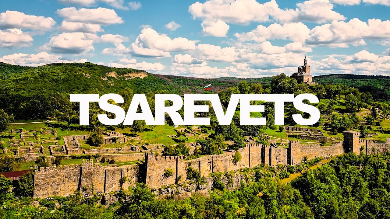 TSAREVETS Fortress from Above | Stunning Drone View of Veliko Tarnovo | Крепост Царевец