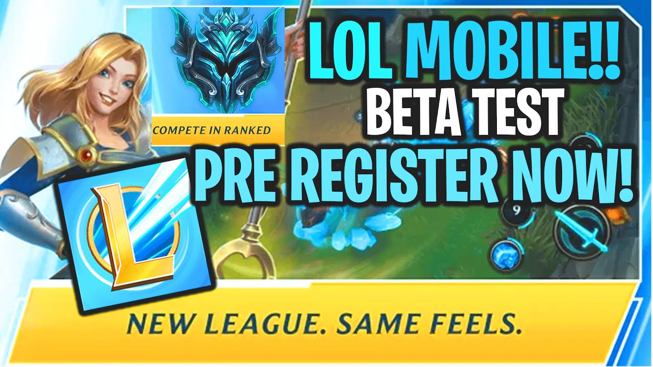 LOL MOBILE RELEASE NOW!