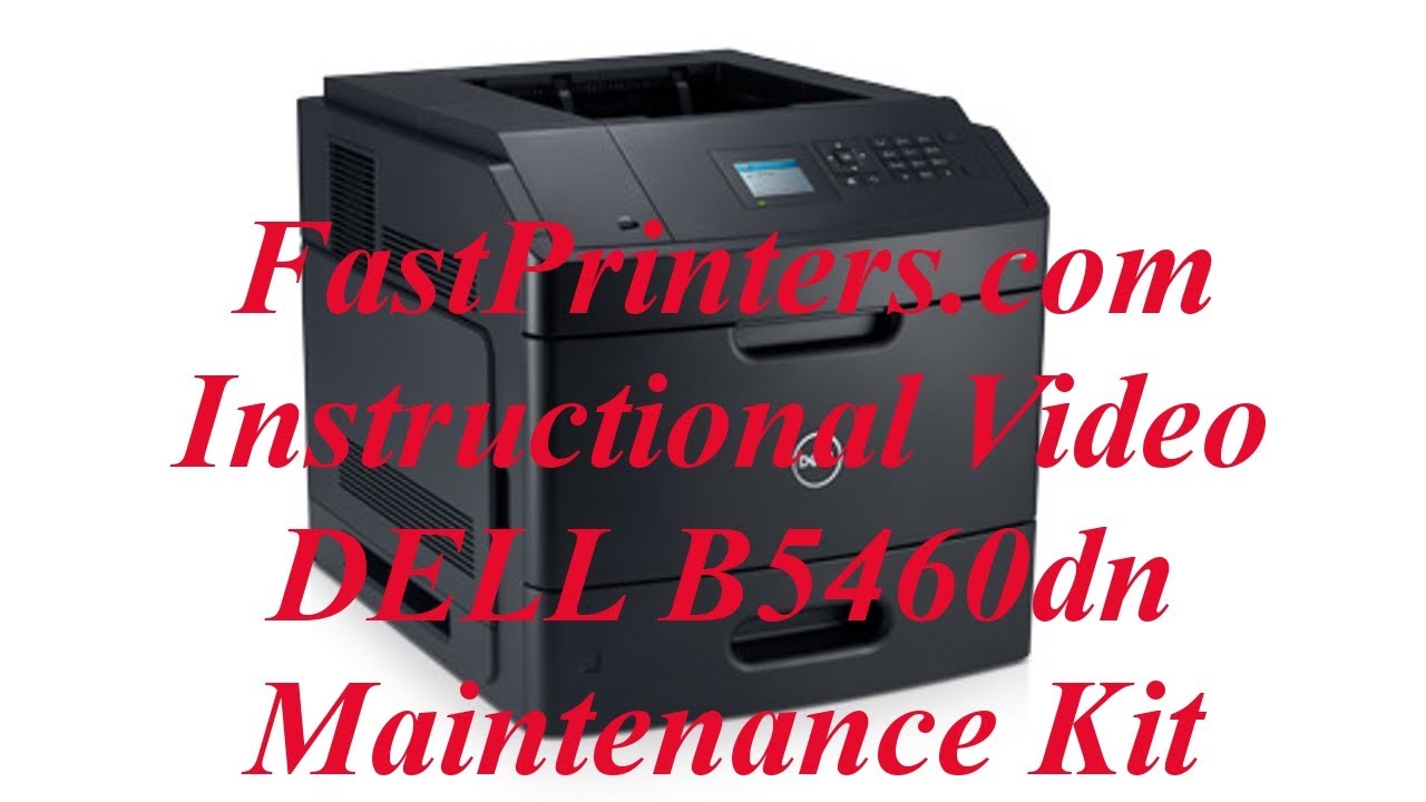 Installing the Dell B5460dn B5465dnf fuser maintenance kit B5460-MK