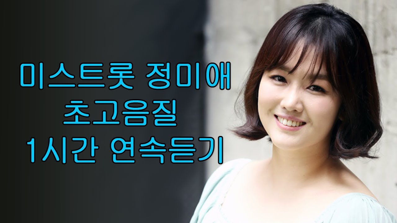 미스트롯 '선' 정미애 솔로곡 1시간 연속듣기 초고음질