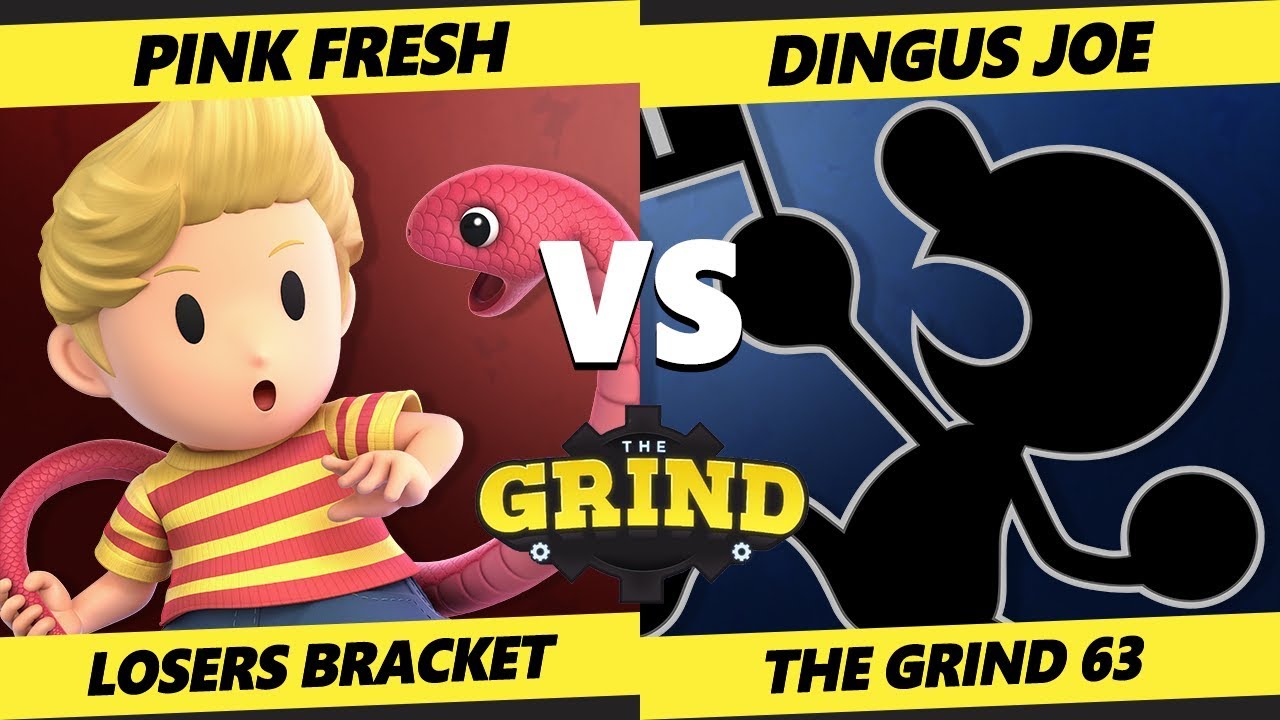 Smash Ultimate Tournament - Dingus Joe (Game & Watch) Vs. Pink Fresh (Lucas) - The Grind 63 SSBU LB