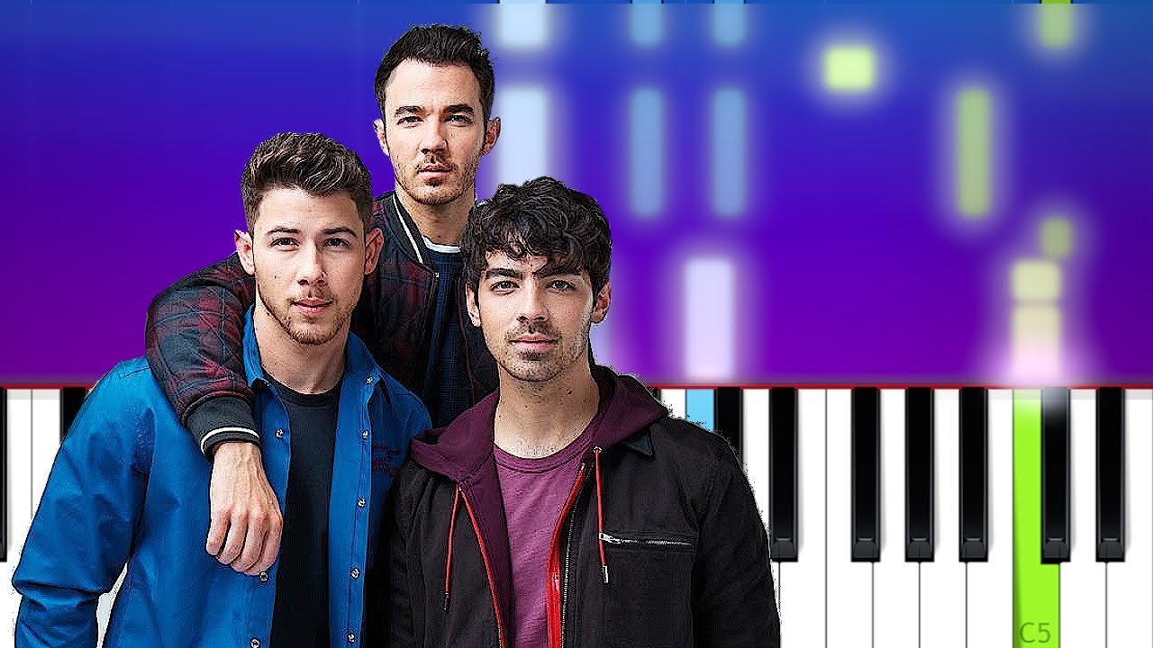 Jonas Brothers - Burnin' Up (Piano Tutorial)