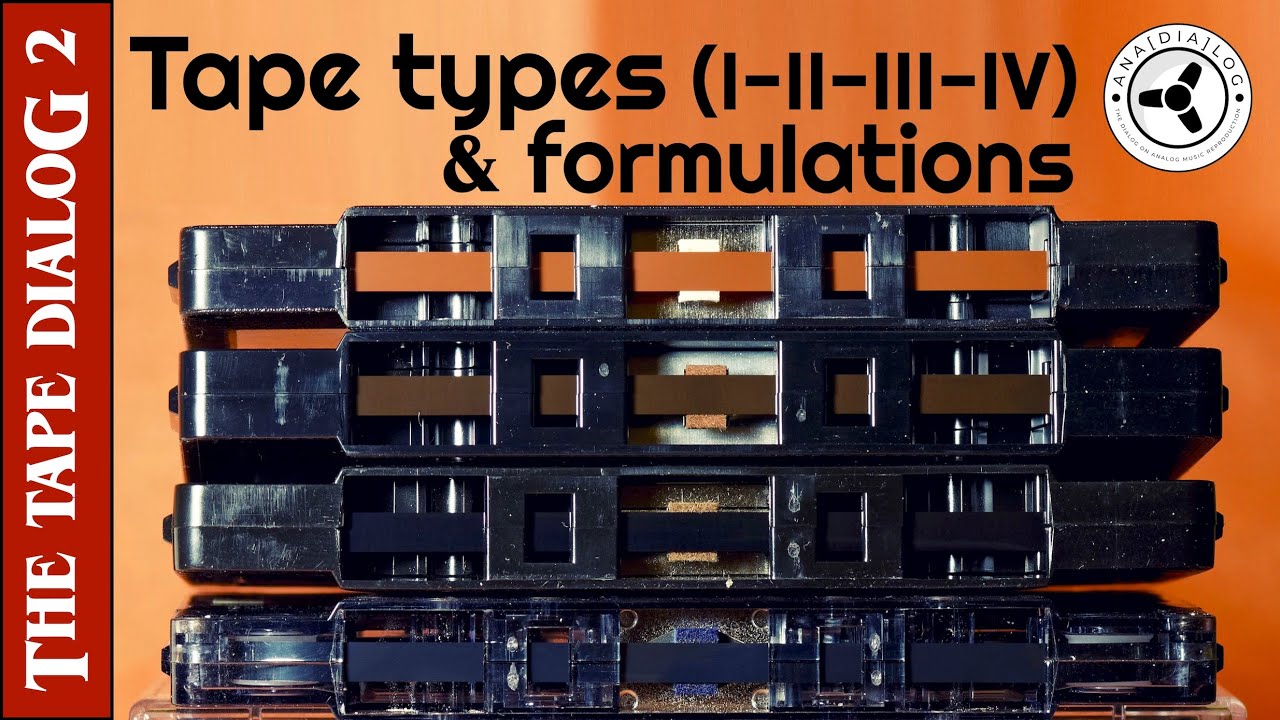 The Tape Dialog: Tape types (I-II-III-IV) & formulations