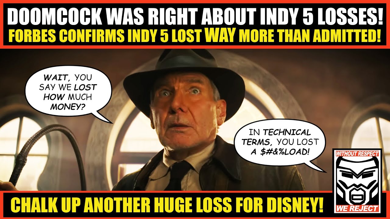 Forbes Confirms MASSIVE Financial Losses for Indiana Jones 5, WAY More Than Disney Admitted!