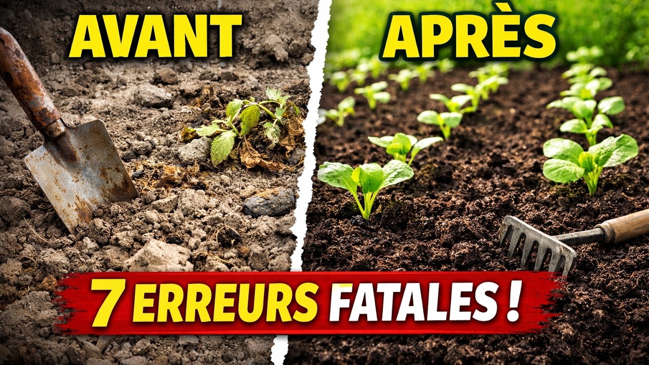 Sol en Mars : Les 7 ERREURS qui RUINENT votre potager ! (Et comment les éviter)