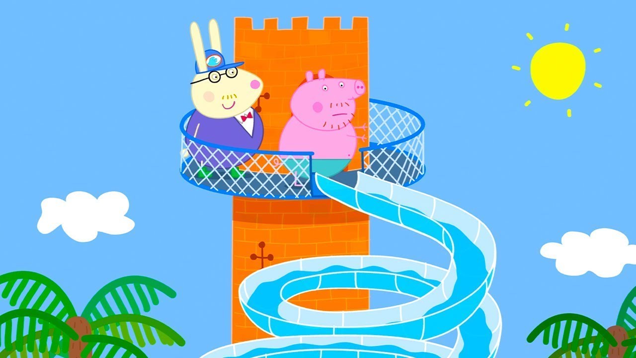 The LONGEST Slide Ever At The Water Park 💦 | Peppa Pig Official Full Episodes
