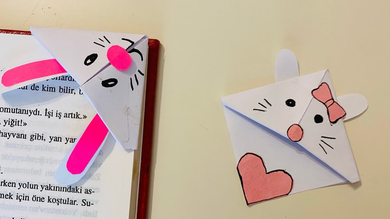 Kolay Origami Kitap Ayracı  Yapımı 📚 | Origami Bookmark