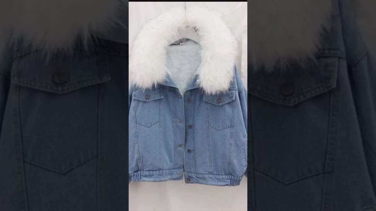 best denim jacket for winter for girls #lifestyle #winter #fashion